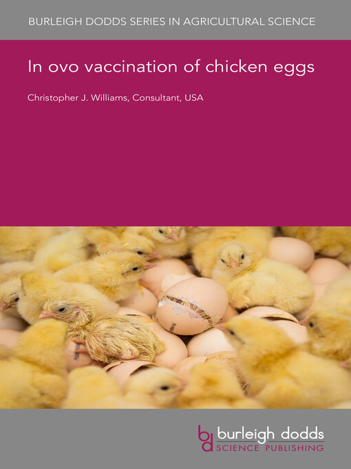 Cover image for In ovo vaccination of chicken eggs